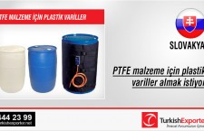 PTFE malzeme için plastik variller almak istiyor