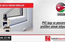 PVC kapı ve pencere profilleri almak istiyor