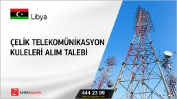 Çelik telekomünikasyon kuleleri alım talebi