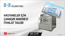 Hastaneler için çamaşır makinesi ithalat talebi