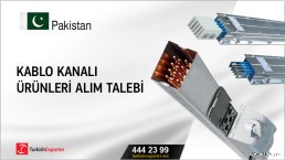 Pakistan, Kablo kanalı ürünleri alım talebi