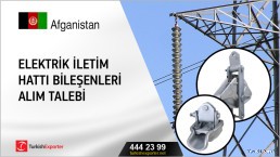 Afganistan, Elektrik iletim hattı bileşenleri alım talebi