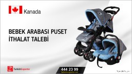 Kanada, Bebek arabası puset ithalat talebi