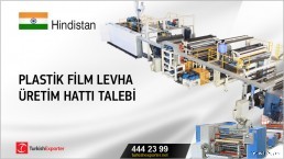 Hindistan, Plastik film levha üretim hattı talebi