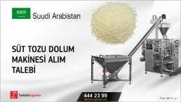 Suudi Arabistan, Süt tozu dolum makinesi alım talebi