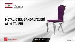 Lübnan, Metal otel sandalyeleri alım talebi