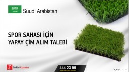 Suudi Arabistan, Spor sahası için yapay çim alım talebi