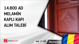 Romanya, 14.800 ad melamin kaplı kapı alım talebi