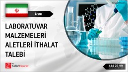 İran, Laboratuvar malzemeleri aletleri ithalat talebi