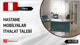 Peru, Hastane mobilyaları ithalat talebi