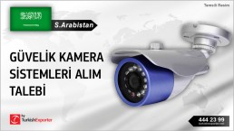 Suudi Arabistan, Güvelik kamera sistemleri alım talebi