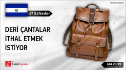 LEATHER BACKPACKS AND BAGS REQUEST FROM EL SALVADOR