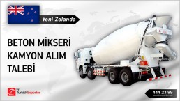 TRUCK MOUNTED CONCRETE MIXER REQUEST FROM NEW ZEALAND