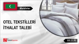 HOTEL BEDDING PRODUCTS IMPORT TO MALDIVES