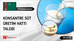 CONDENSED MILK PRODUCING MACHINERY REQUEST FROM TURKMENISTAN