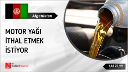 LUBRICANTS ENGINE OIL IMPORT TO AFGHANISTAN