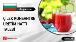 STRAWBERRIES CONCENTRATE MAKING LINE REQUIRED IN BULGARIA