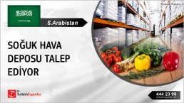 COLD STORAGE FOR VEGETABLE & FRUITS REQUIRED IN SAUDI ARABIA