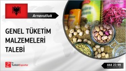 FMCG BASIC GROCERIES SUPPLY FROM TURKEY TO ALBANIA