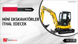 Mini Excavators Wholesale Import Inquiry from Poland