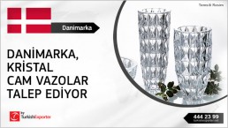 Crystal Glass Vases to Export to Denmark