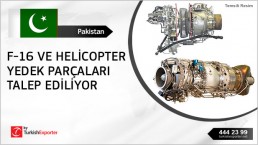 Aircrafts and Helicopters Engine Spare Parts request in Pakistan