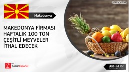 Macedonia – Fresh fruits importation