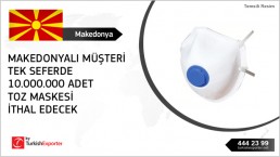 Dust face mask import – Macedonia