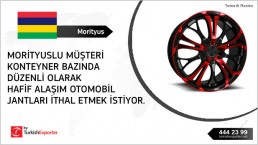 Alloy wheels importing – Mauritius