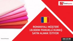 Request for Cotton fabrics to Romania