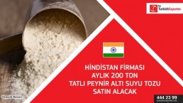 Whey powder importing request – India