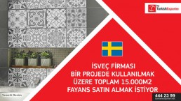 Needing of tiles to import to Sweden