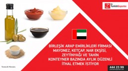 Food products importing to UAE