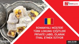 Importation request of Turkish Delight to Romania