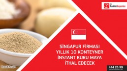 Instant dry yeast import to Singapore