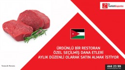 Import request for Veal meat – Jordan