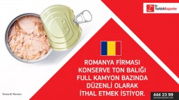 Canned tuna importing – Romania