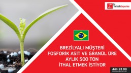 Fertilizer grade chemicals import to Brazil