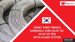 Carbon Steel Wire buying request from Korea, South
