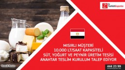 Dairy products plant set up request – Egypt