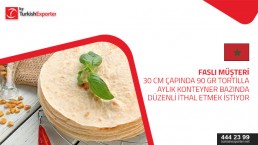i need a proposition of price about a container tortilla 90g*30 com