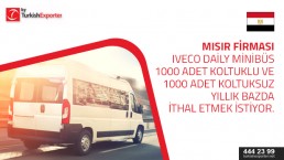 Hi , i need to connect with the Export manager for IVECO bus company Actually I need to study the possibilities to import some certain Bus models from Turkey (IVECO) to Egypt.