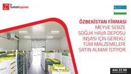 We have direct large orders for the construction of refrigerated warehouses, which need to be erected on a subkey.
