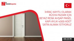 American White Panel Door purchase request from Turkiye