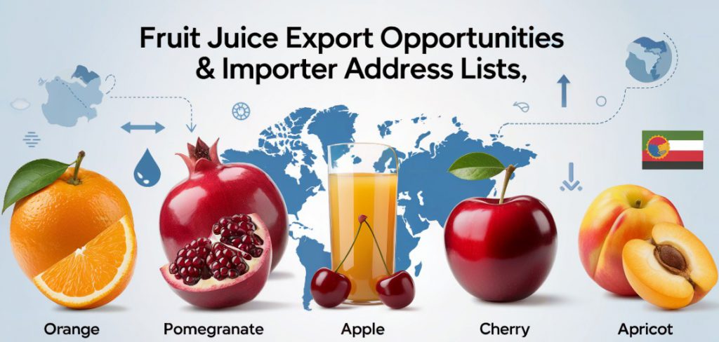 Meyve Suyu İhracat Fırsatları ve İthalatçı Adres Listeleri