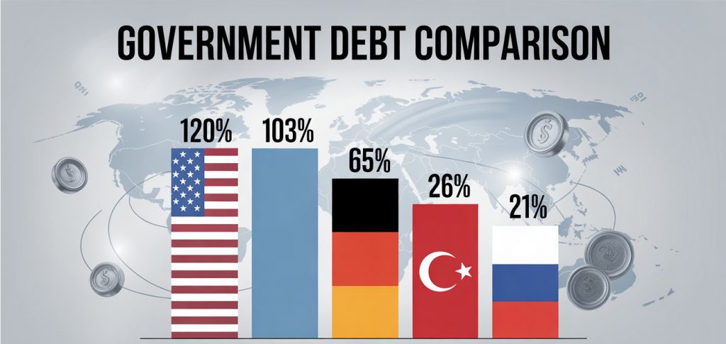 Borcu Artan Ülkeler, Azalan Ülkeler ve Türkiye