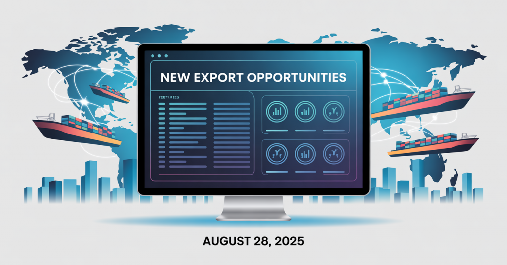 Yeni İhracat Fırsatları Listesi 28 Ağustos 2025