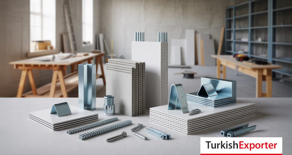 Amerika Firması Türkiye’den Alçıpan Bölme Aksesuarı Alacak