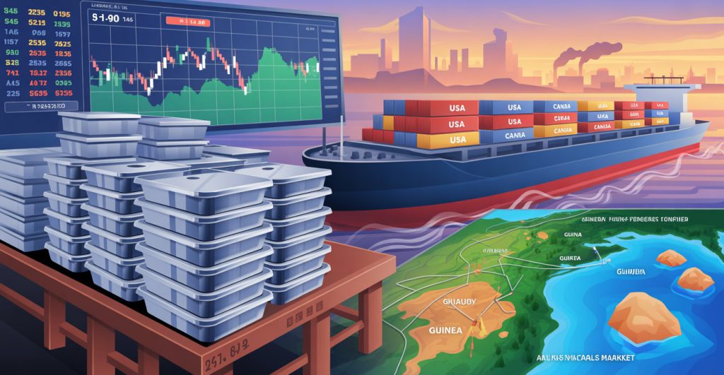 Alüminyum 1 Aylık Zirveye Yükseldi