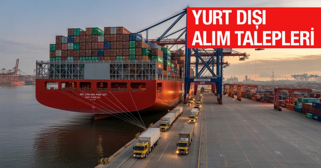 Türkiye’den Ürün İthalat Talepleri Listesi 0311- 307